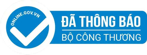 Webstie đã thông báo Bộ Công Thương