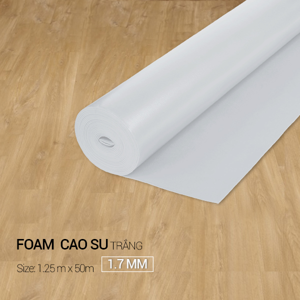 Foam Cao Su Trắng 1.7mm
