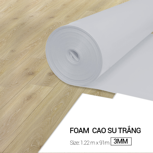 Foam Cao Su Trắng 3mm