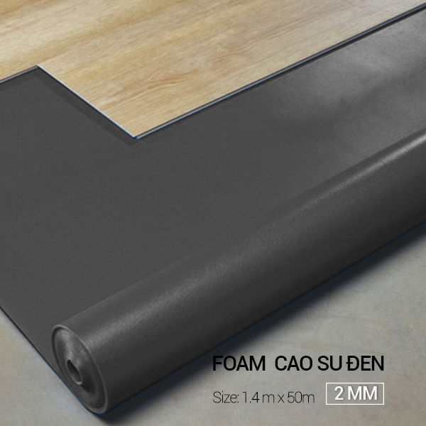Foam Cao Su đen 2mm