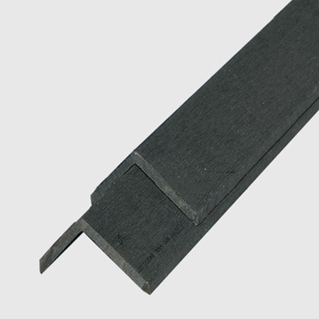 Gỗ Nhựa Awood Nẹp Cạnh AV48x48 Darkgrey