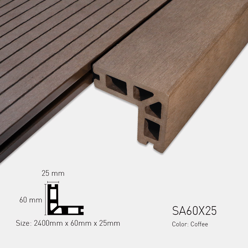 Gỗ Nhựa Awood SA60x25 Coffee