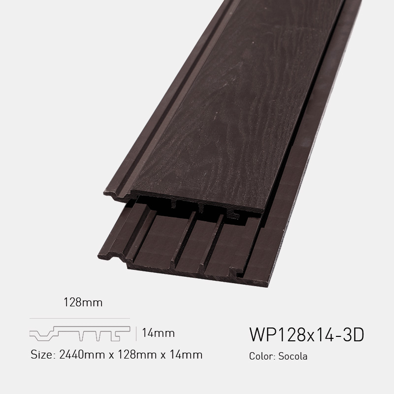 Gỗ Nhựa Awood WP128x14-3D Socola