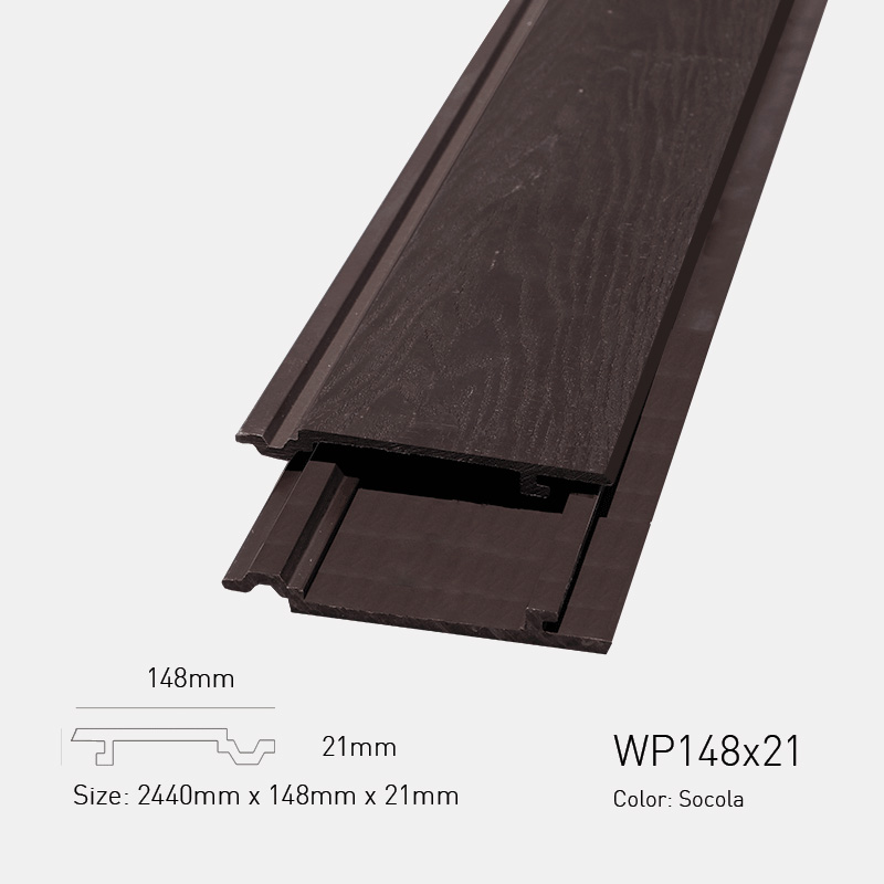 Gỗ Nhựa Awood WP148x21-3D Socola