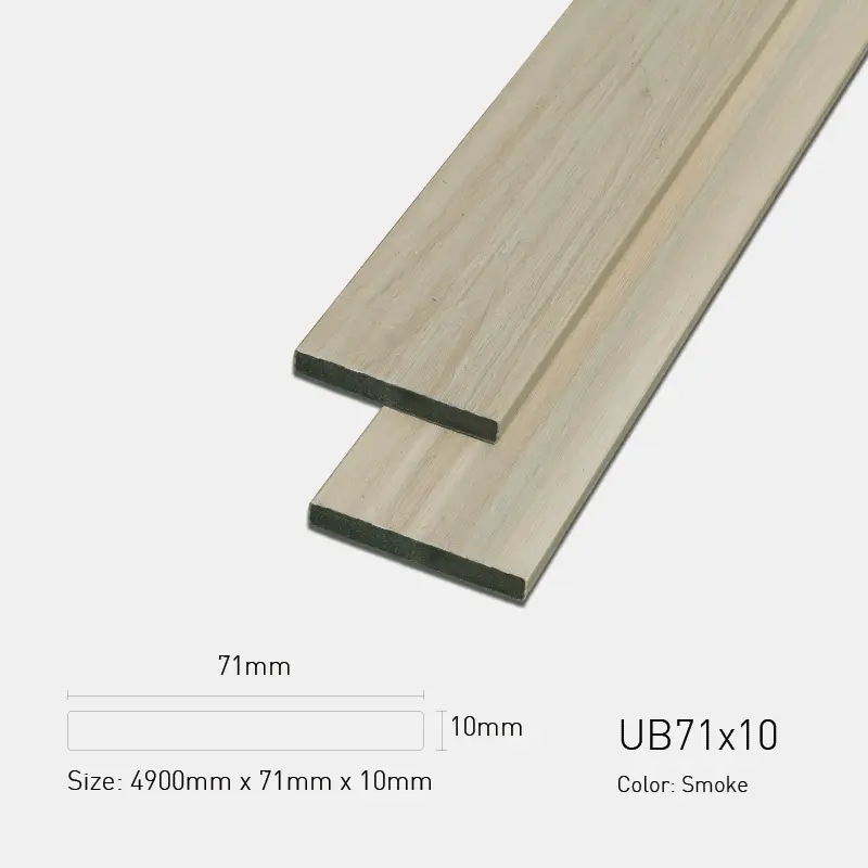 Gỗ Nhựa UltraWood UB71x10 Smoke