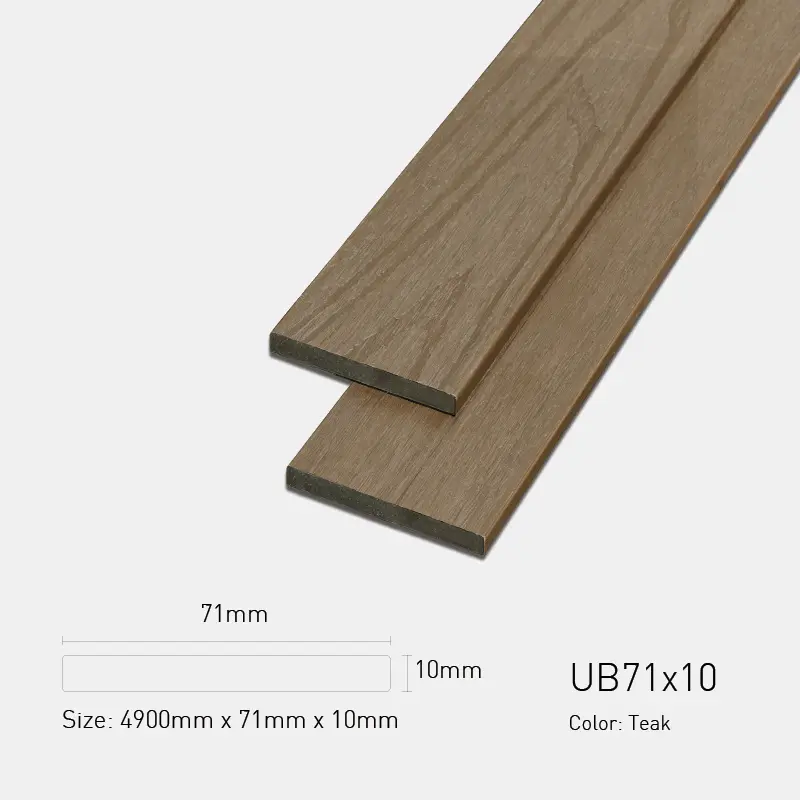 Gỗ Nhựa UltraWood UB71x10 Teak