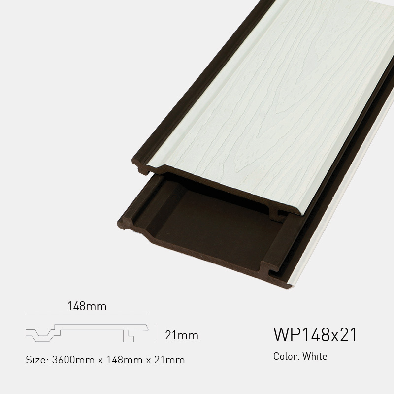 Gỗ Nhựa UltraWood WP148x21 White