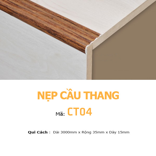 Nẹp Nhôm Cầu Thang CT04