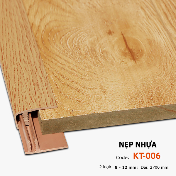 Nẹp Nhựa Kết Thúc KT-006 - 8MM
