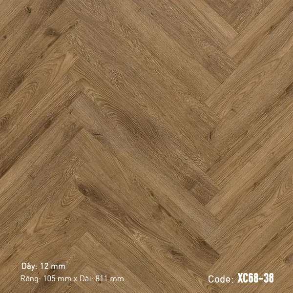 Sàn Gỗ 3K Vina Xương Cá XC68-38