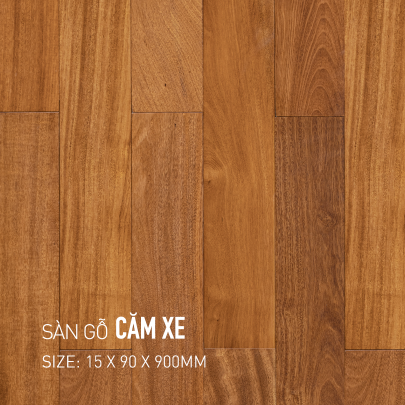 Sàn Gỗ Căm Xe 90x900mm
