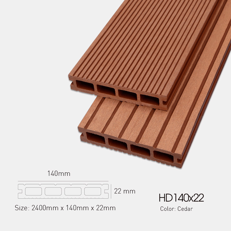 Sàn Gỗ Nhựa Ngoài Trời AWood HD140x22 Cedar