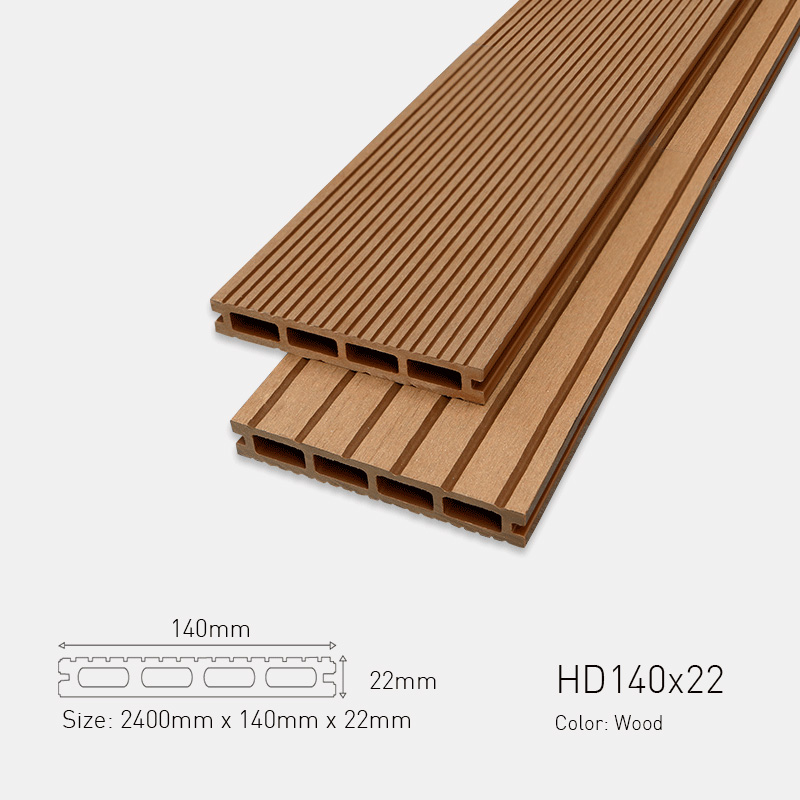 Sàn Gỗ Nhựa Ngoài Trời AWood HD140x22 Wood