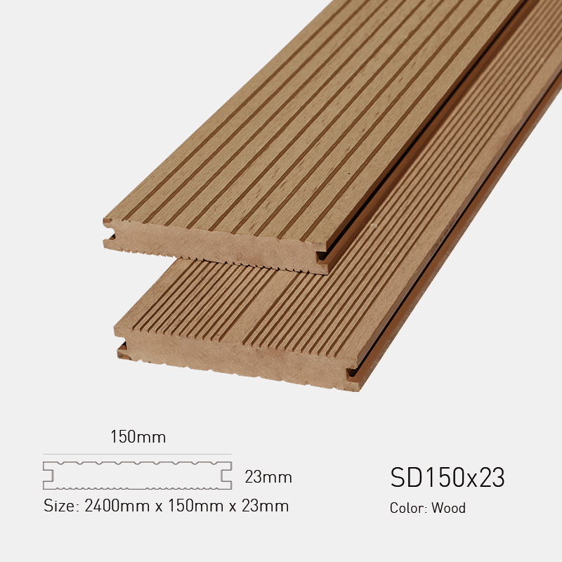 Sàn Gỗ Nhựa Ngoài Trời AWood SD150x23 Wood