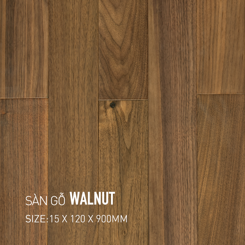Sàn Gỗ Walnut 120x900mm