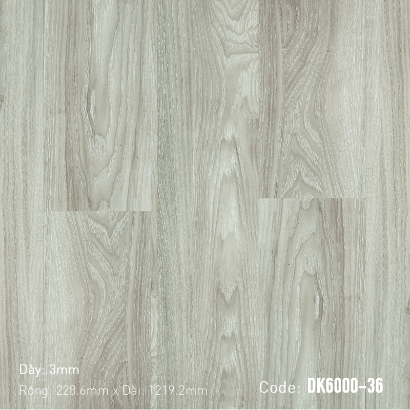 Sàn Nhựa Dán Keo DK6000-36