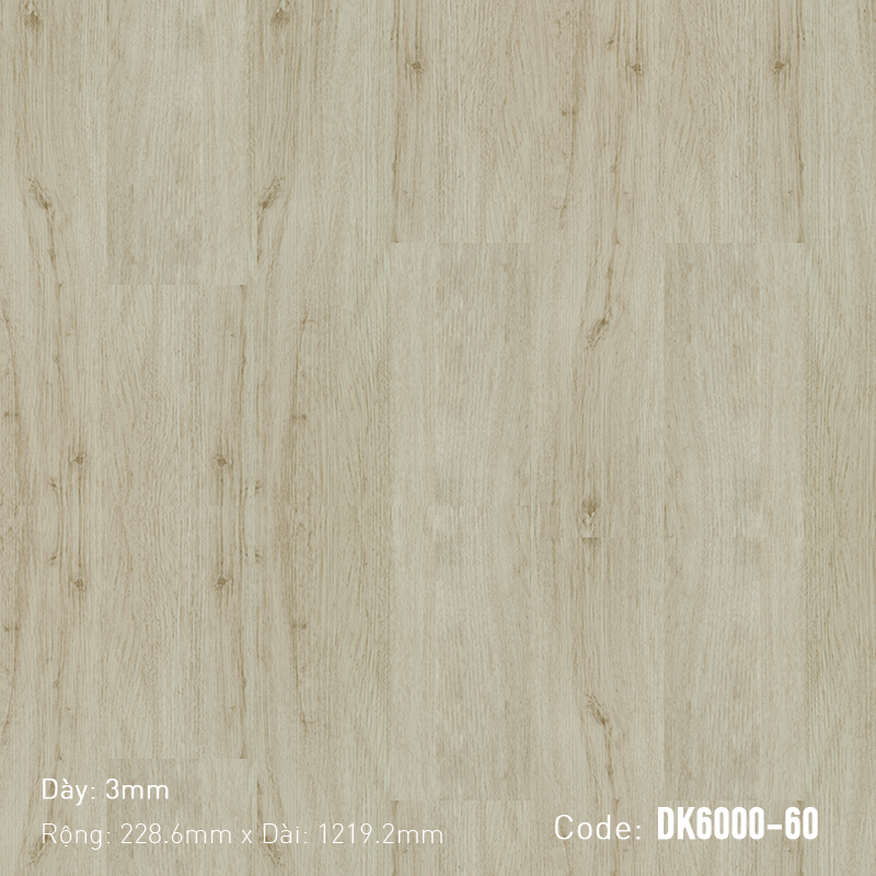 Sàn Nhựa Dán Keo DK6000-60