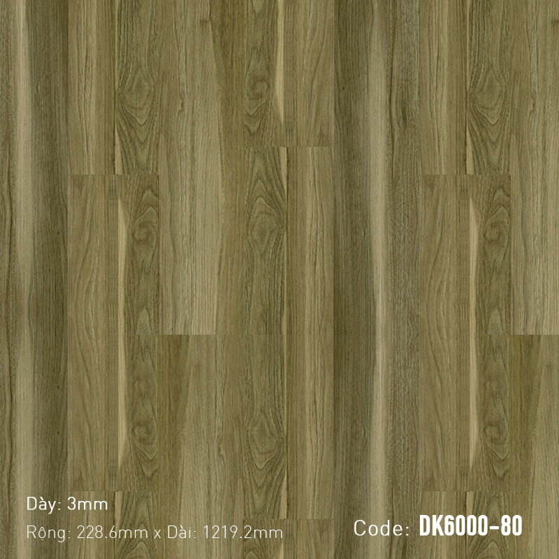 Sàn Nhựa Dán Keo DK6000-80
