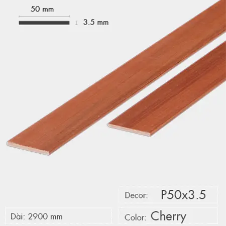 Tấm Ốp 3K P50x3.5 Cherry