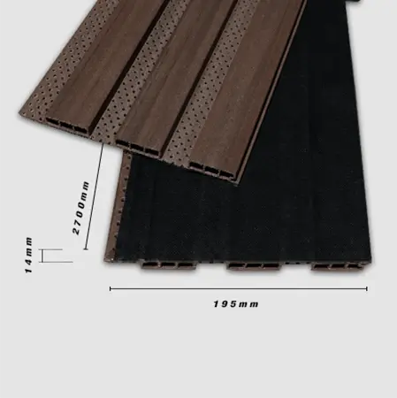 Tấm Ốp 3K WPC 195x14 - Cafe - AS