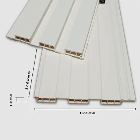 Tấm Ốp 3K WPC 195x14 - White