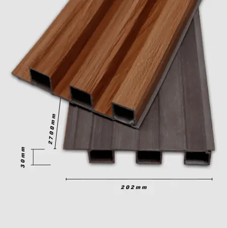 Tấm Ốp 3K WPC 202x30 - Walnut