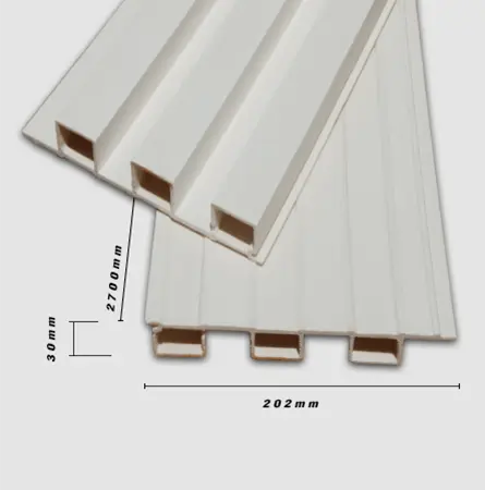 Tấm Ốp 3K WPC 202x30 - White