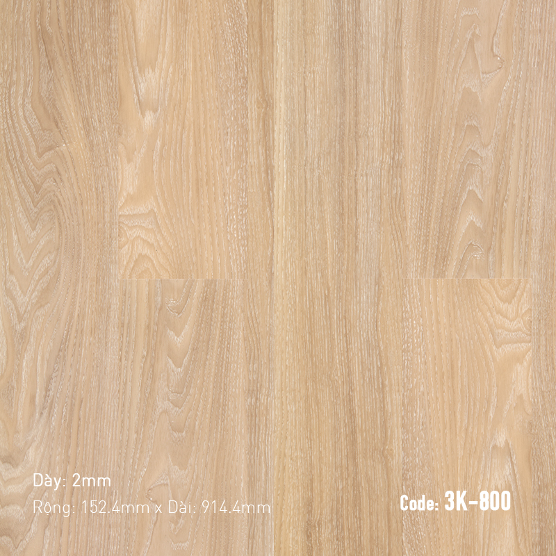 Sàn nhựa 3K Vinyl K800