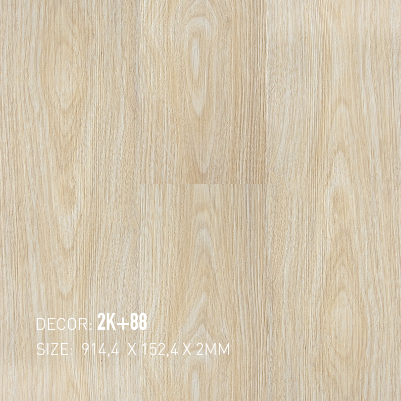 Sàn nhựa có keo 2K+88