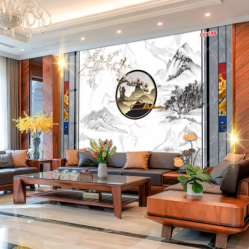  Tranh PVC Vân Đá 171198