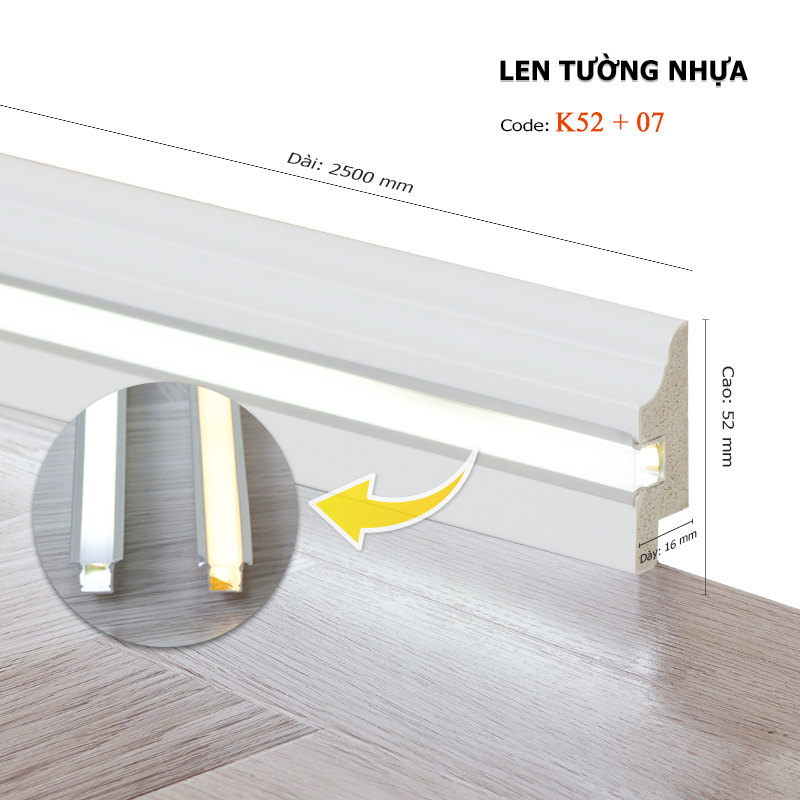 Len Tường Led K52+07