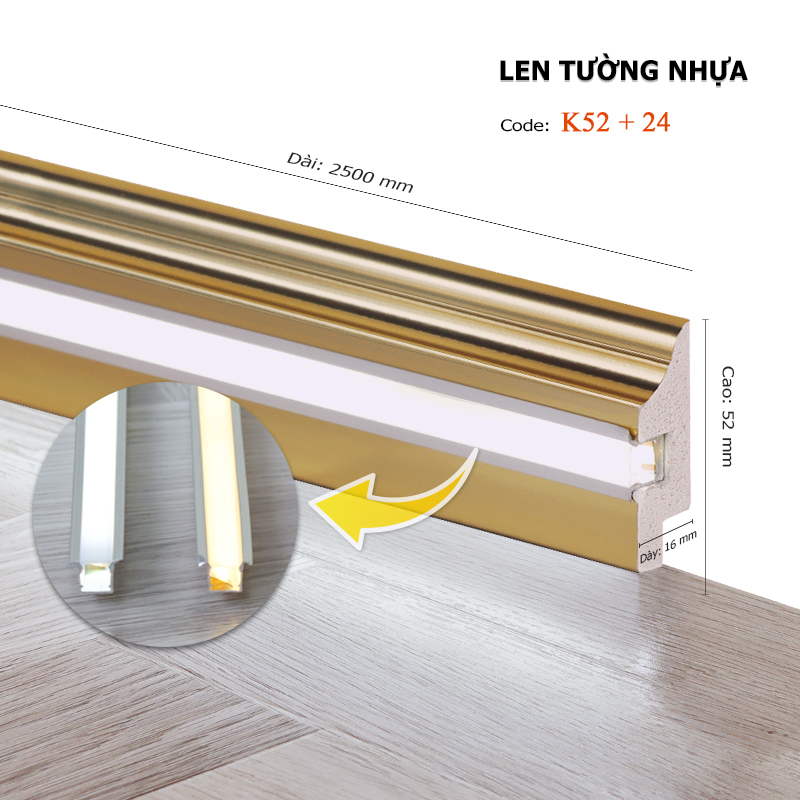 Len Tường Led K52+24