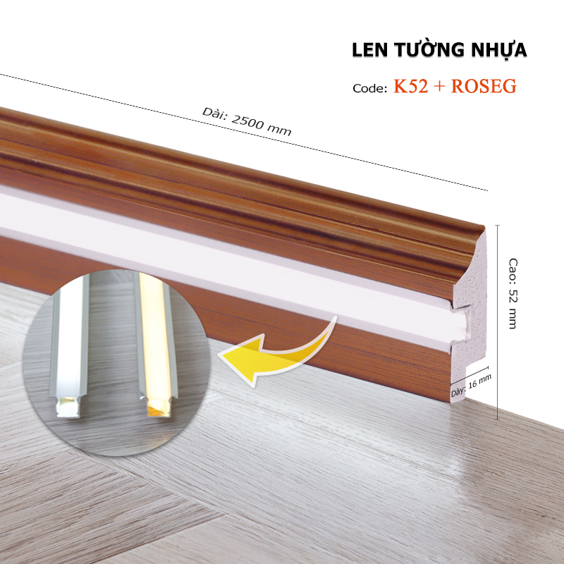 Len Tường Led K52+ROSEG