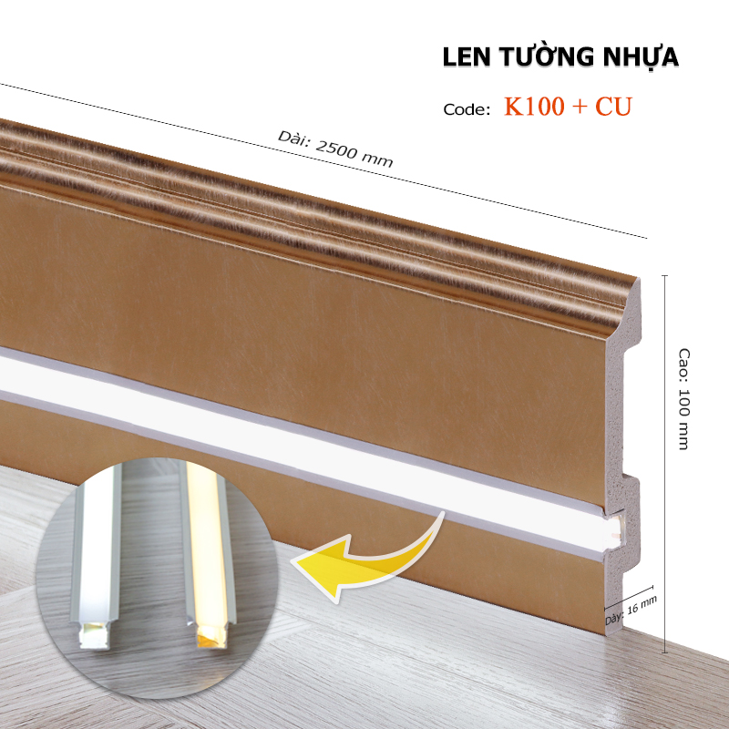 Len Tường Led K100+CU