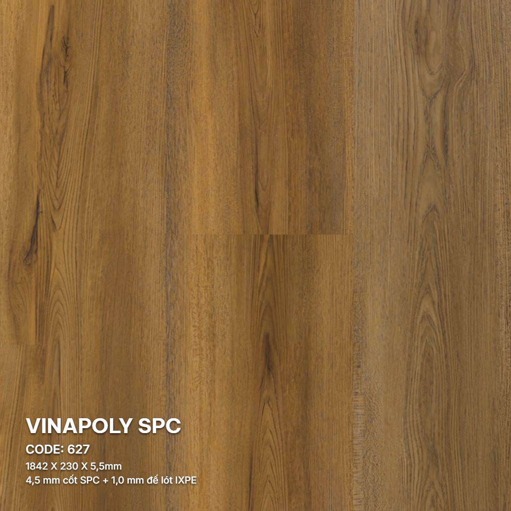 Sàn Nhựa Vinapoly SPC 5,5mm 627