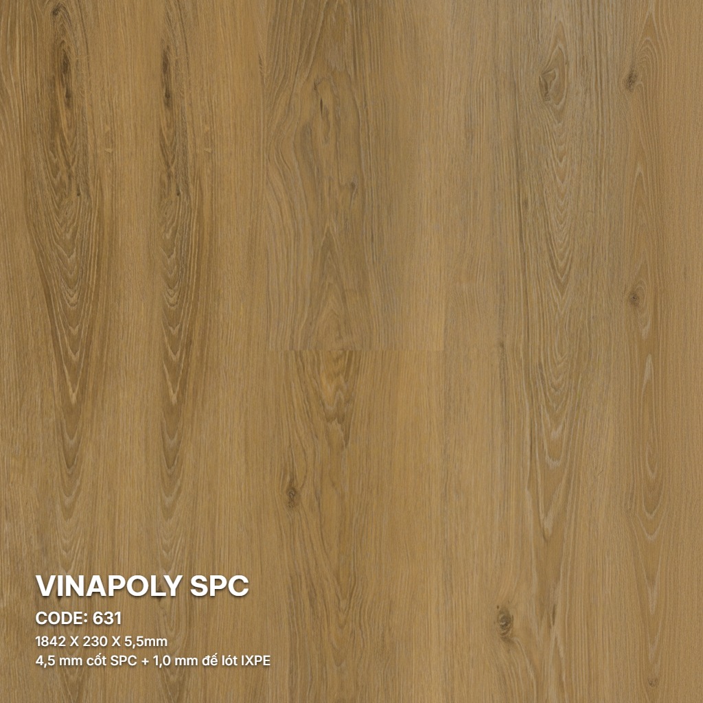 Sàn Nhựa Vinapoly SPC 5,5mm 631