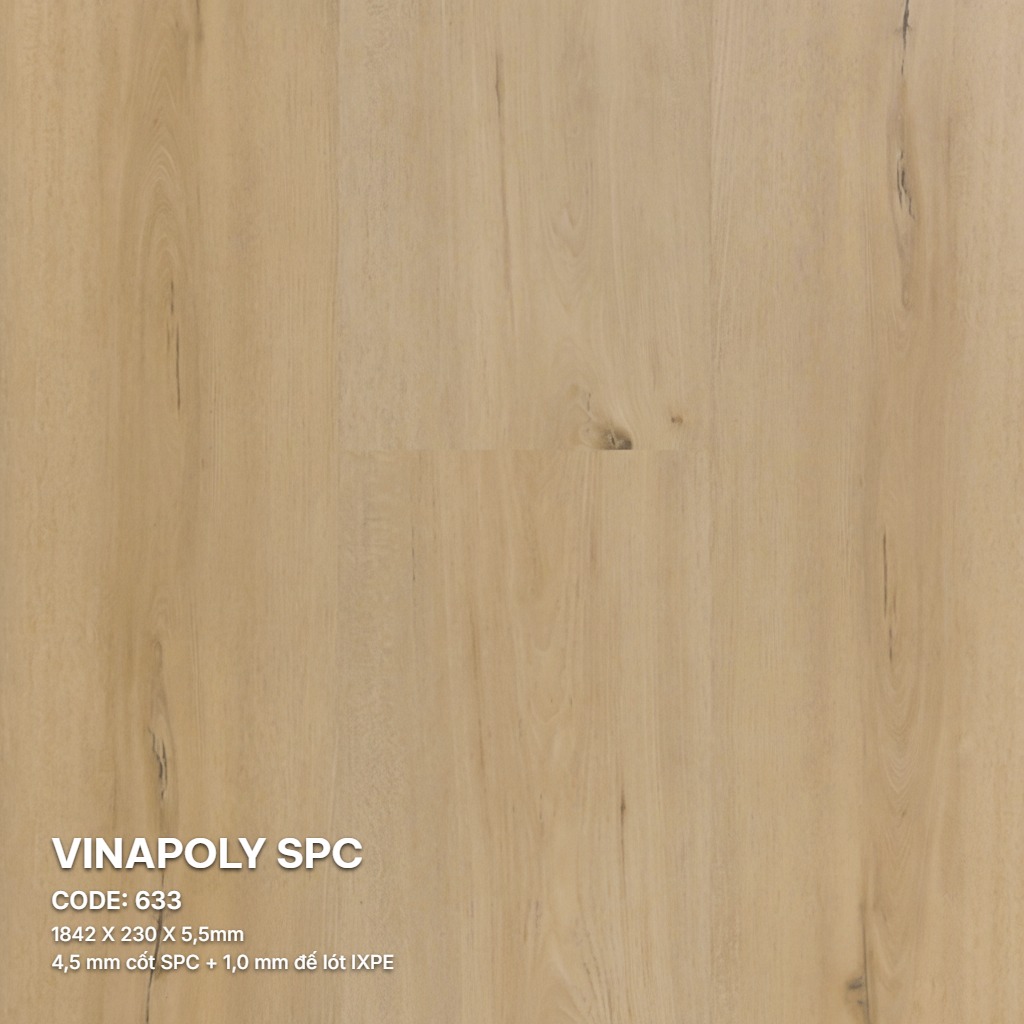 Sàn Nhựa Vinapoly SPC 5,5mm 633