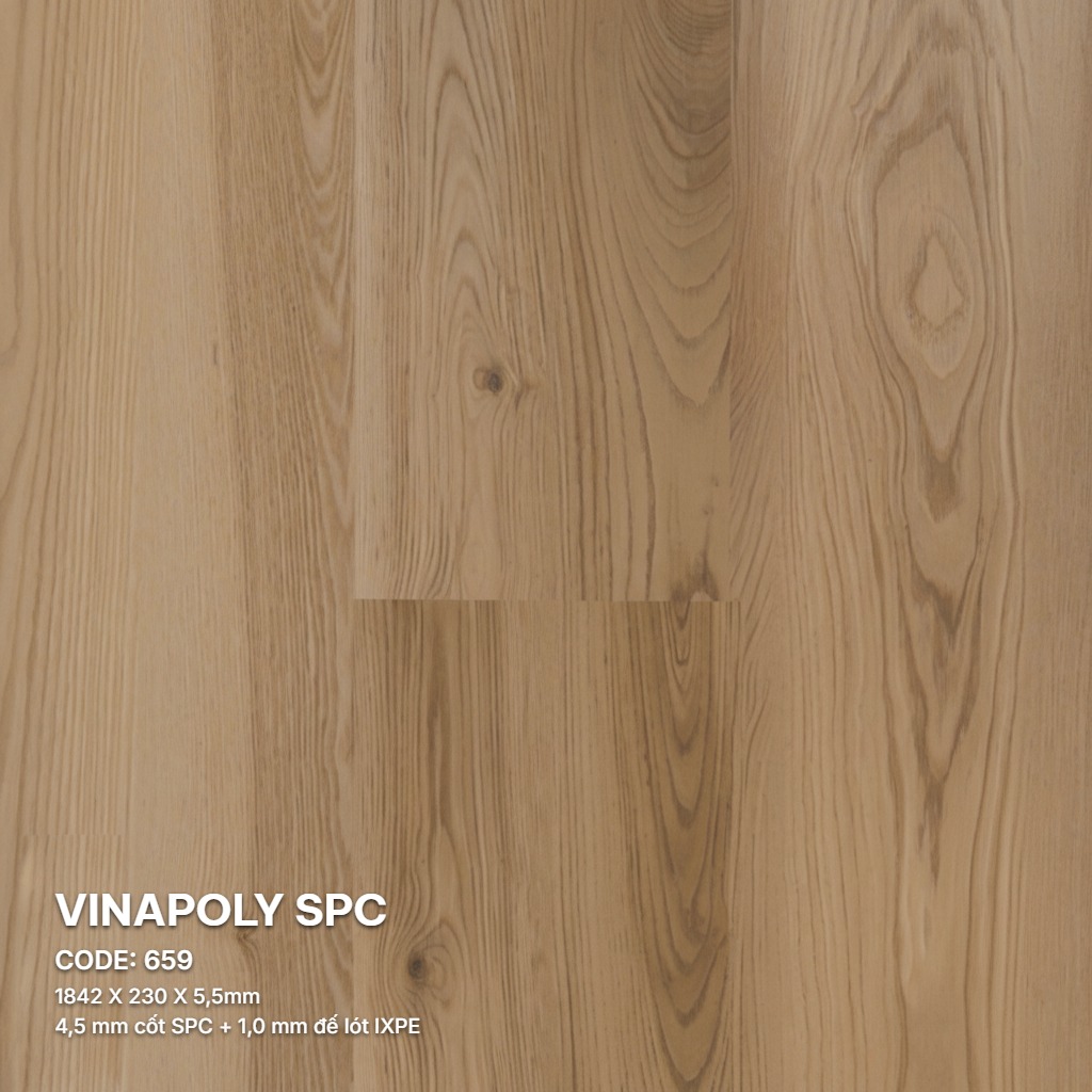 Sàn Nhựa Vinapoly SPC 5,5mm 659