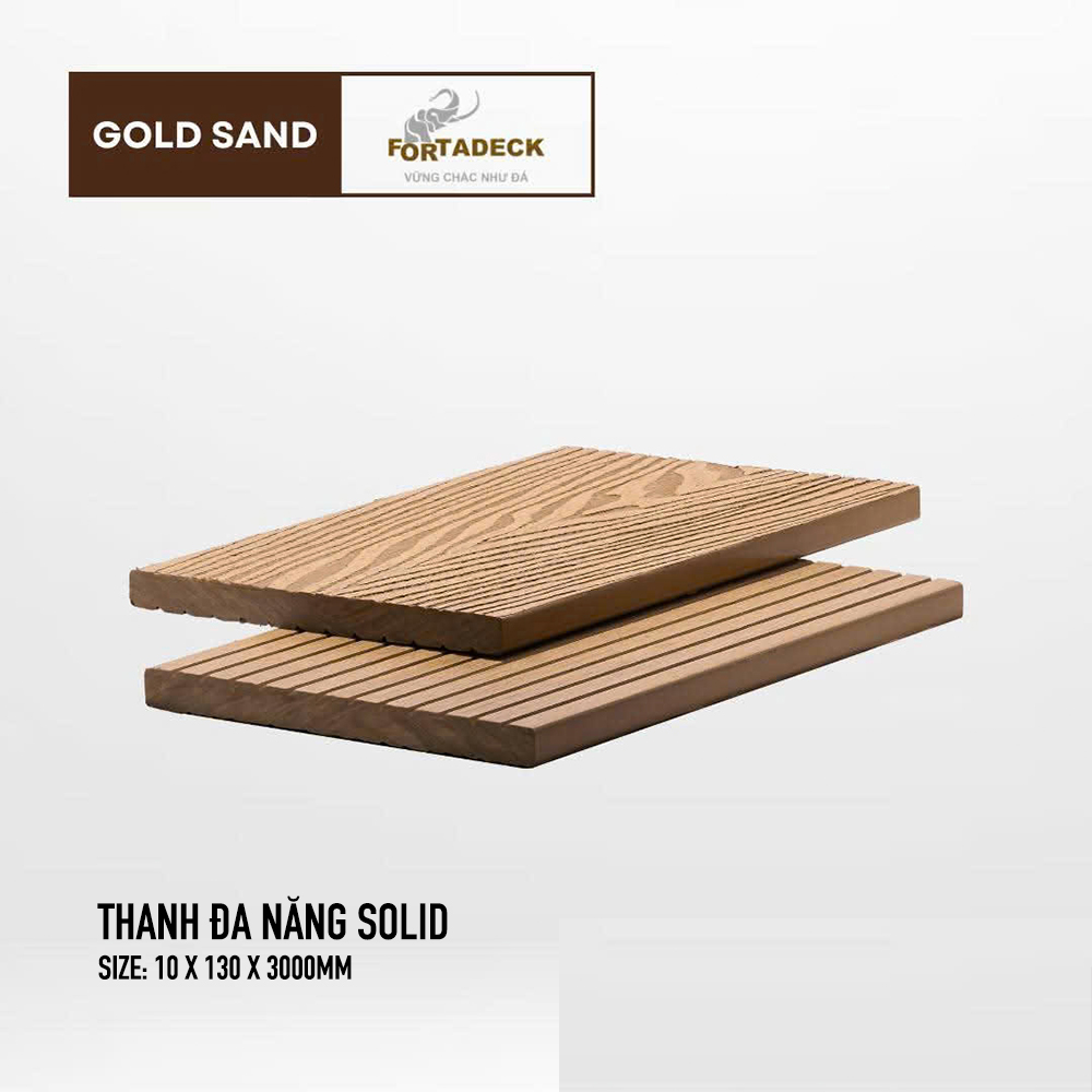 Thanh Đa Năng Nhựa Khoáng Fortadeck Gold Sand