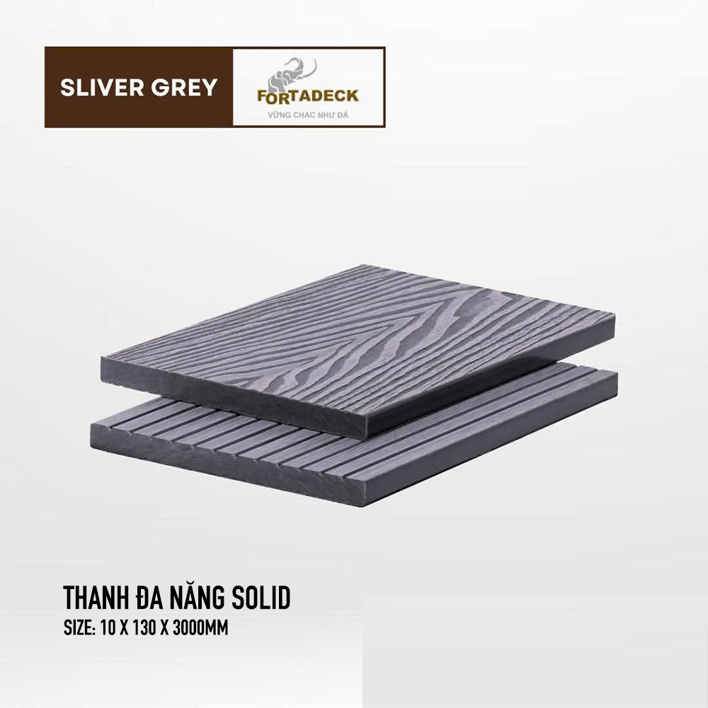 Thanh Đa Năng Nhựa Khoáng Fortadeck Silver Grey
