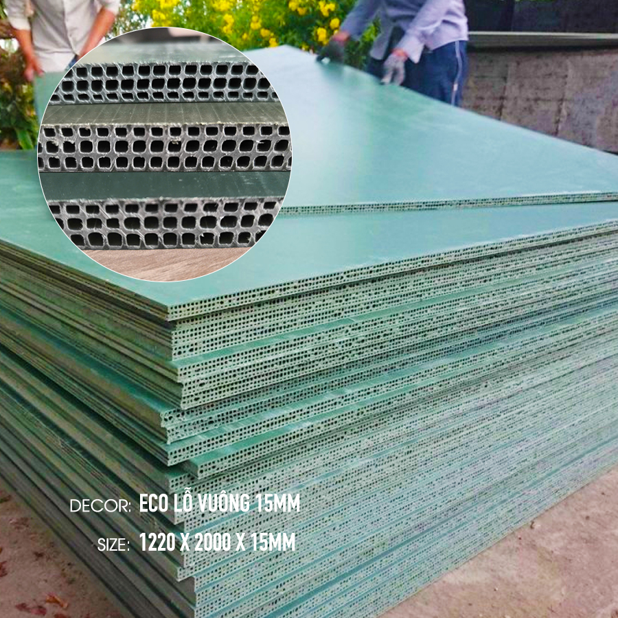 Tấm ECO Lỗ Vuông 15x1220x2000