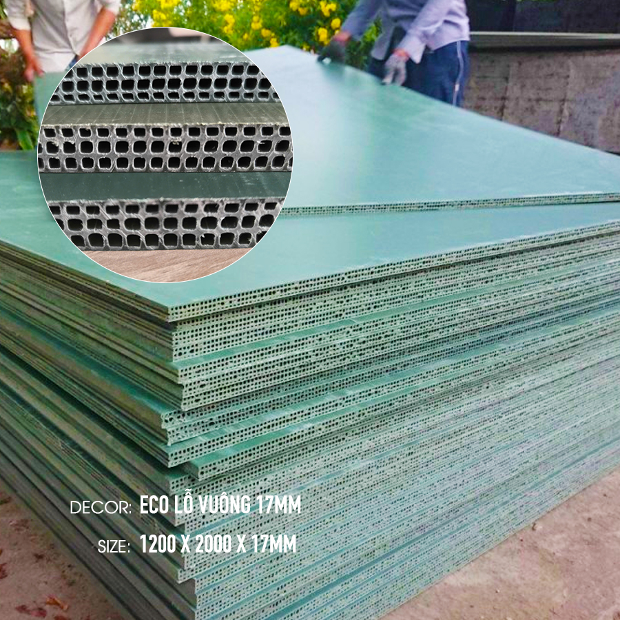 Tấm ECO Lỗ Vuông 17x1200x2000