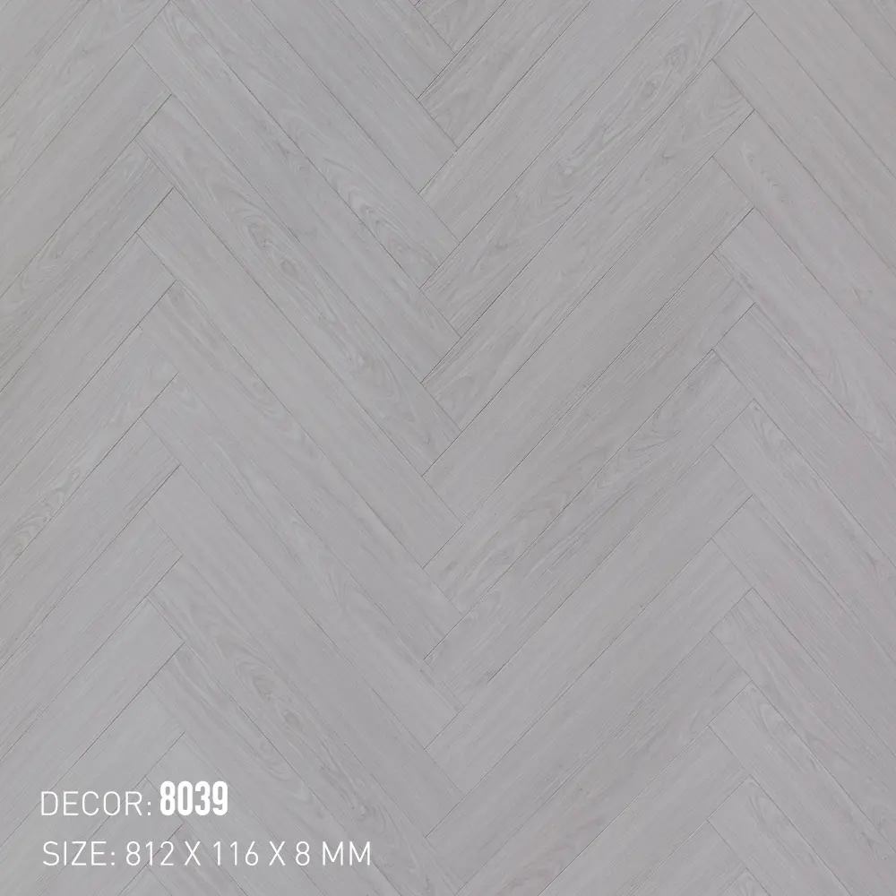 Sàn Gỗ Xương Cá 3K Vina 8039