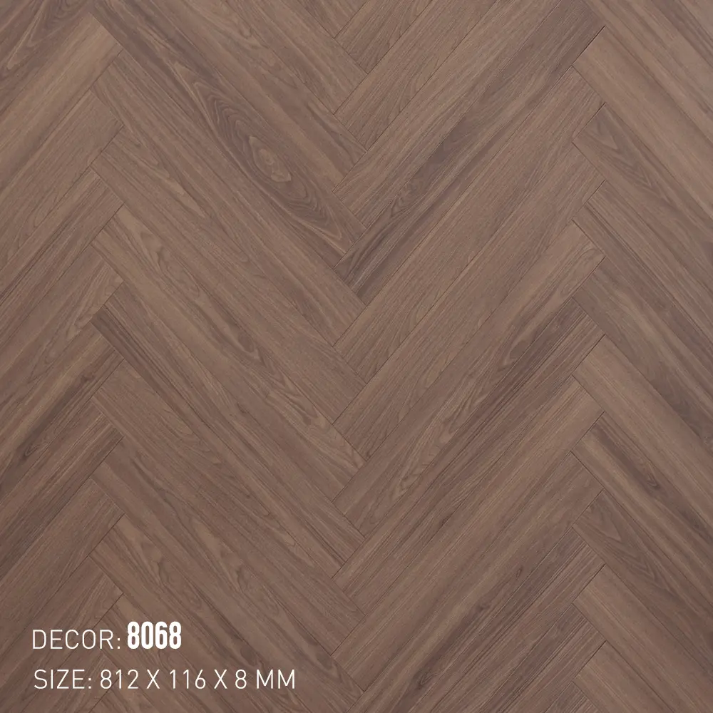 Sàn Gỗ Xương Cá 3K Vina 8068