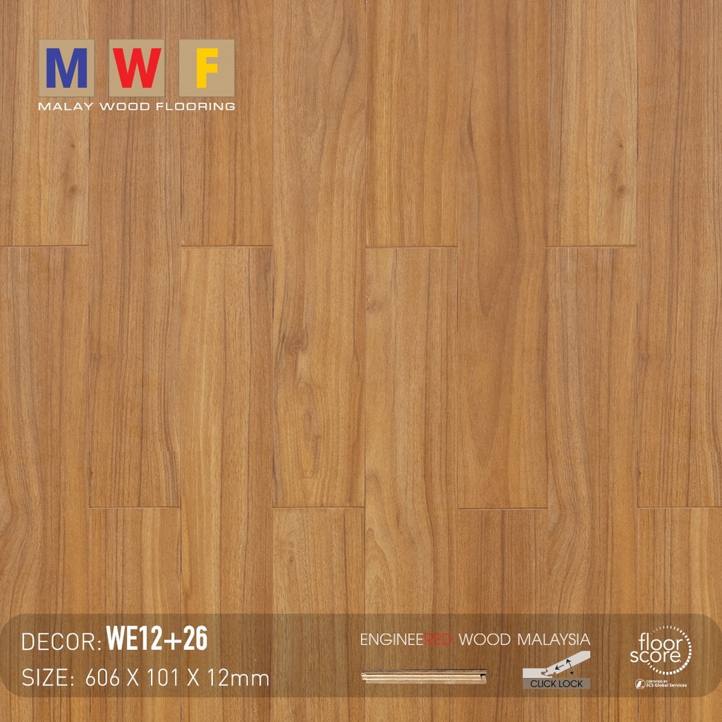 Sàn Gỗ MalayWood WE12+26