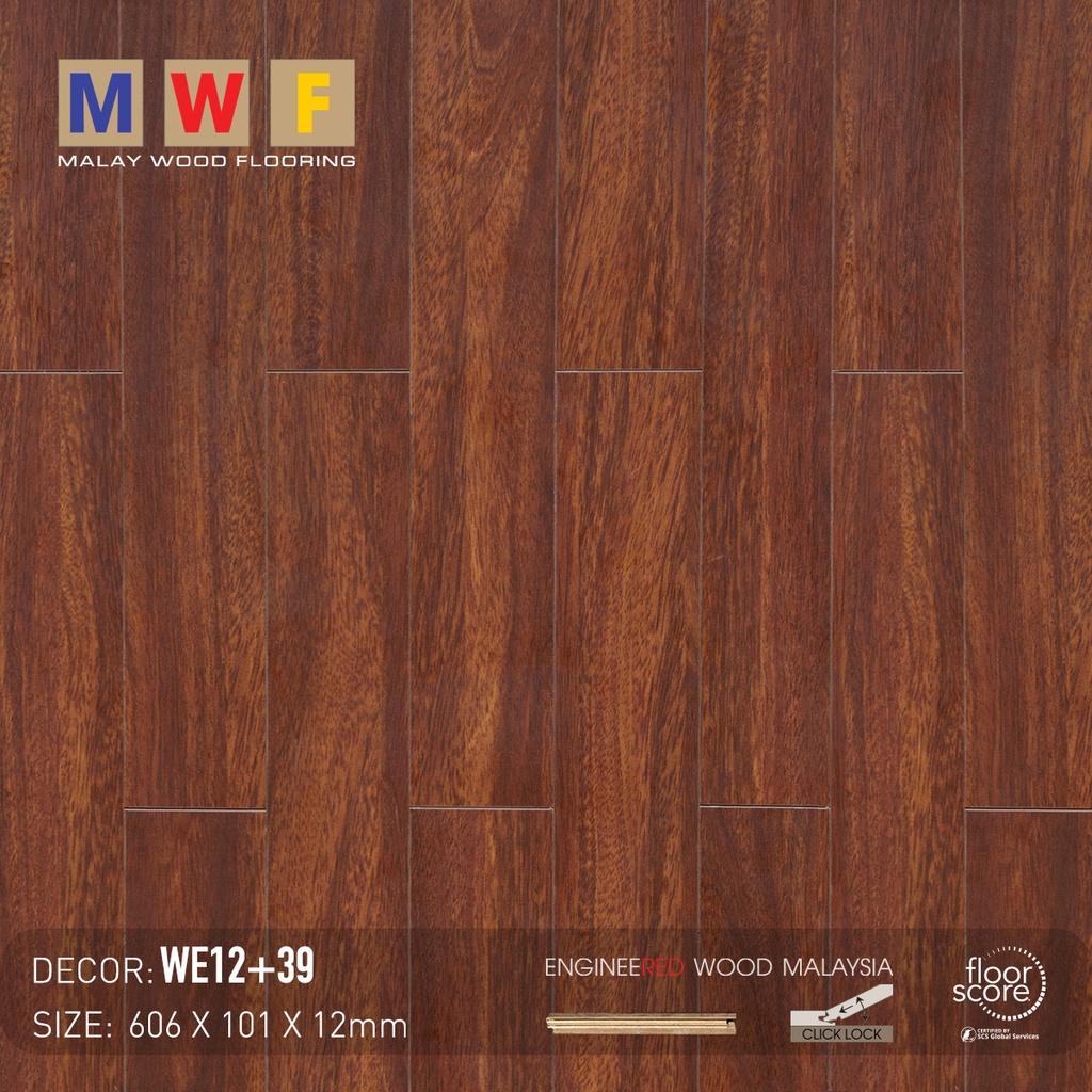 Sàn Gỗ MalayWood WE12+39