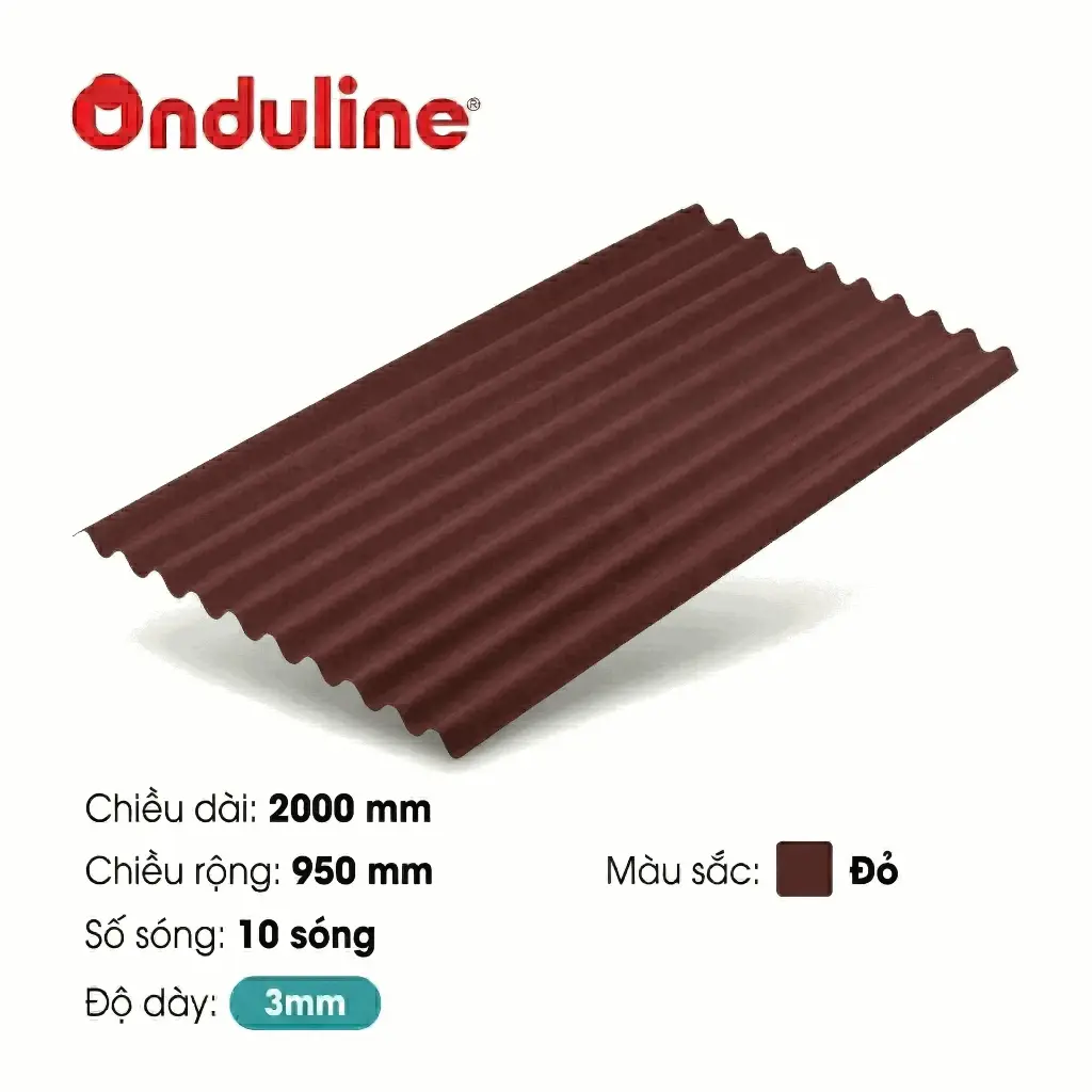 Onduline Classic Đỏ