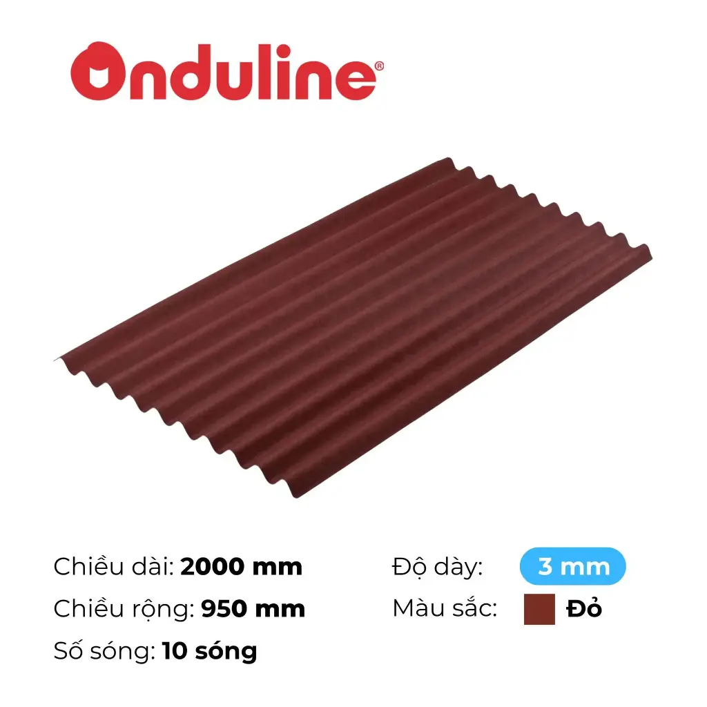Onduline Classic Đỏ