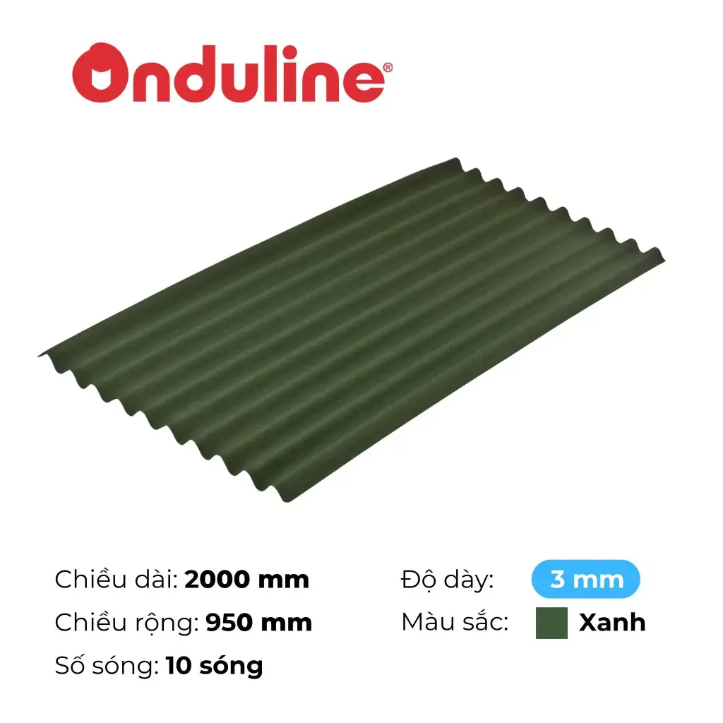 Onduline Classic Xanh