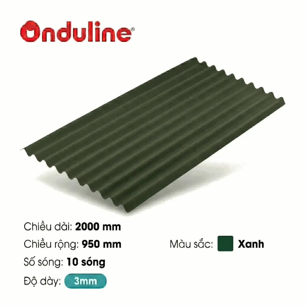 Onduline Classic Xanh